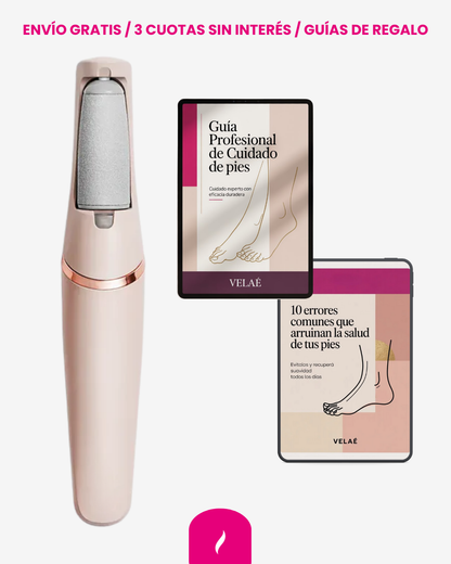 VELAÉ SoftPro: Resultados visibles al instante: pies renovados, suaves, sin callos y grietas.